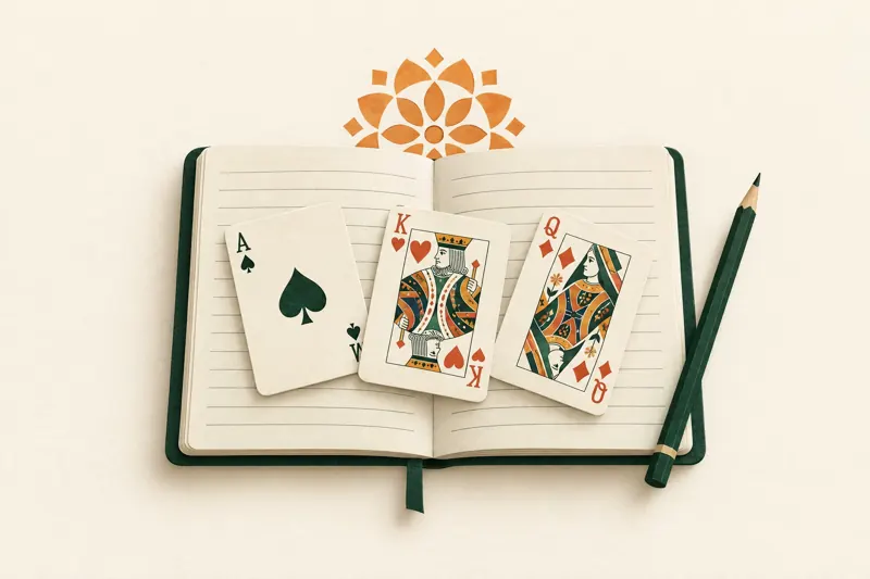 Original illustration for a Teen Patti learning round